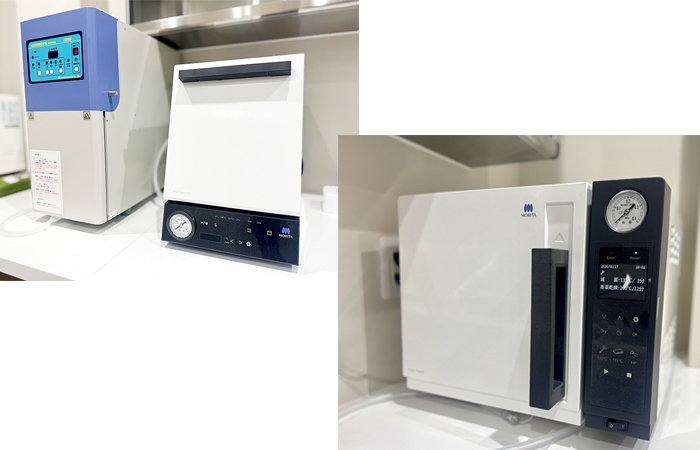 高圧蒸気滅菌器／ガス殺菌器