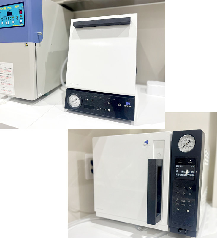 高圧蒸気滅菌器／ガス滅菌器